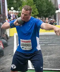 Niklas Arrhenius erzielte 18,93&nbsp;m und schied damit&nbsp;aus