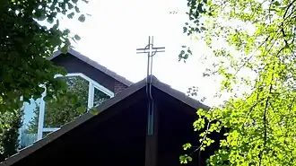 Kreuz über dem Eingang