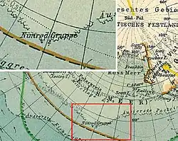 Ausschnitt einer Karte von 1906 mit fraglichem Eintrag