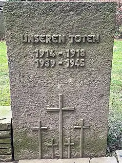 Gedenkstein für die Opfer der Weltkriege