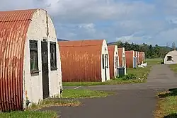 Nissenhütten im Cultybraggan Camp