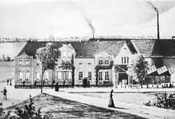 Werksgebäude um 1897 in Boffzen