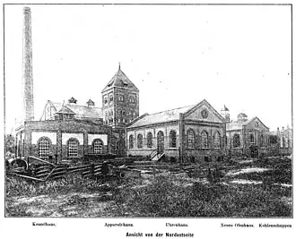 Nordansicht der Köpenicker Gasanstalt