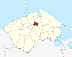 Lage des Nørre Højrup Sogn in der Nordfyns Kommune