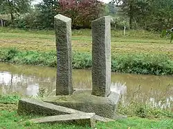 Figur gegen das Ufer, Nordhorn