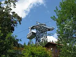 Gondel bei der Stütze 1