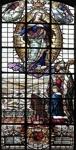 Fenster mit Schloss 1912