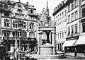 Nordostseite mit Marktbrunnen vor 1900