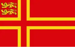 Flagge der Stadt Falaise