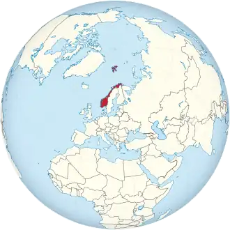 Staatsgebiet des Königreichs Norwegen