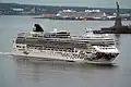 Norwegian Gem auf dem Hudson River vor New York City (2016)