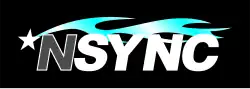 Logo der Boygroup NSYNC bestehend aus einem * und den Buchstaben NSYNC