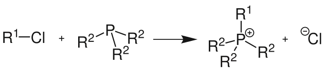 Reaktion von Alkylchloriden mit Phosphanen