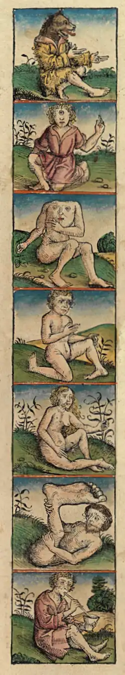 Wundervölker der Schedelschen Weltchronik