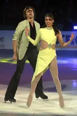 Naomi Lang mit Peter Tchernyshev 2007