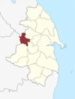 Lage des Ellinge Sogn in der Nyborg Kommune