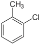 Struktur von o-Chlortoluol