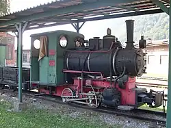 Werkslok der Arconi-Stahlwerke in Jesenice (1907 / Fabriksnummer 5570)