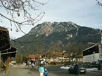 Oberstdorf: Rubihorn (l.) und Gaisalphorn