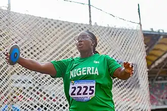 Chioma Onyekwere bei den Afrikameisterschaften 2024 in Douala