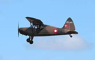 Eine Lärche im Flug 2014.