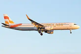 Airbus A321-200 der Sunclass Airlines
