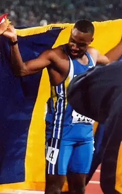 Obadele Thompson wurde Sechster in seinem Halbfinallauf und schied damit&nbsp;aus