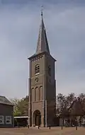 Obbicht, freistehender Kirchturm (Sint-Willibrorduskapel)