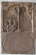 Epitaph für Ulrich Haidt und seine Frau Anna Maria (beide †&nbsp;1664)