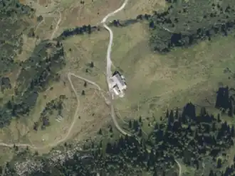 Obere Zitteraueralm aus der Vogelperspektive