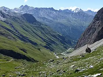 Oberes Ködnitztal mit Lucknerhütte und Schobergruppe.