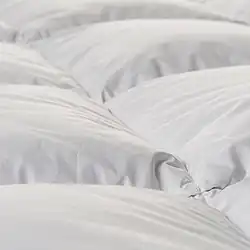 Oberfläche eines Karo-Duvets