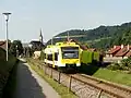 Regio-Shuttle der SWEG nach Oberharmersbach-Riersbach in Oberharmersbach (2017)