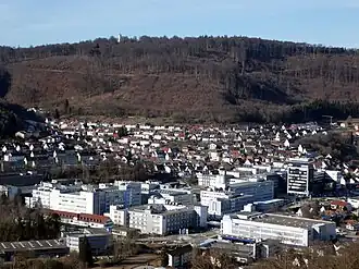 Volkmarsberg mit Aussichtsturm aus südöstlicher Richtung