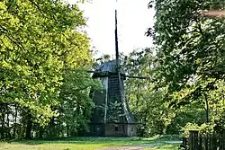 Die dem Verfall preisgegebene Abbenser Windmühle