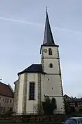 Die Kirche in Mittelstreu