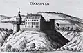 Schloss Ochsenburg im Jahr 1672, Stich von Georg Matthäus Vischer
