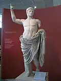 Statue des Augustus, frühes 1.&nbsp;Jahrhundert; Archäologisches Museum Thessaloniki
