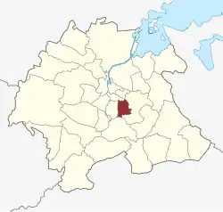 Lage des Munkebjerg Sogn in der Odense Kommune