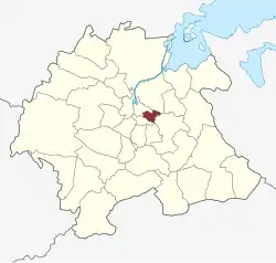 Lage des Vor Frue Sogn in der Odense Kommune