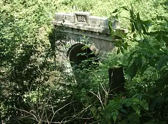 Krähbergtunnel (1881), Westportal im Jahr 2005