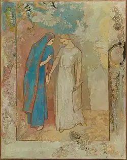 Initiation à l’étude. Deux jeunes femmes, Öl auf Leinwand, 1905 (Dallas Museum of Art)