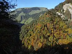 Blick in den obersten Teil des Neckertals