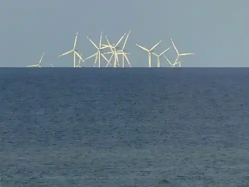 Windpark vor der belgischen Küste.