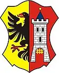 Wappen der Stadt Touškov