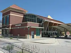 Ogden Intermodal Transit Center von Südosten, 2015