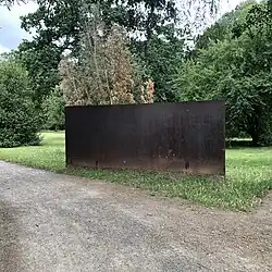 Michael Gitlin: ohne Titel (zweiteilig), ca. 1975 (Cortenstahl)