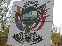 Historisches Schild in Ohrigstad