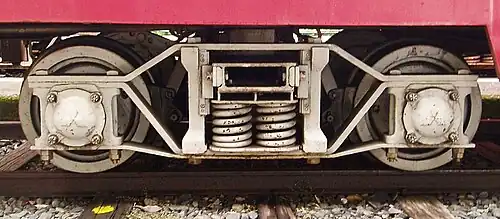 Japani­sches Dia­mond-Dreh­ge­stell mit Rol­len­rad­satz­la­gern