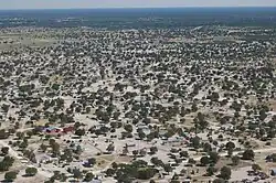 Luftsansicht von Maun